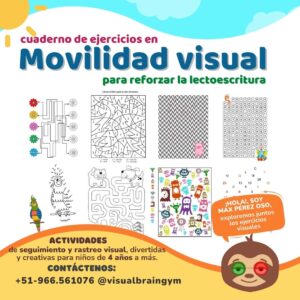 cuaderno de movilidad visual u oculomotor
